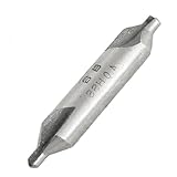 uxcell　センタードリルビット　工業用ドリルビット　中心錐　4mm直径　HSS　シルバートーン　1個