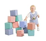Children's Factory Pastel Toddler Baby Blocks - Set of 12 by Children's Factory