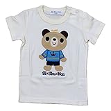 【SiShuNon/シシュノン】定番クマ半袖Tシャツ ベビー服 キッズ 男の子 80 15 ホワイト