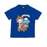 BabyChips 金太郎(名入れ半袖ベビーTシャツ) 100 ロイヤルブルー