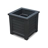 Mayne 5866-B Lakeland 16x16 Planter Black