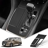 BIBIBO 新型トヨタ アルファード/ヴェルファイア 40系 専用 シフトパネル シリコン製マット アルファード40系 アクセサリー ヴェルファイア 40系 アクセサリー センターコンソールトレイ キズ・汚れ・指紋防止 滑り止め【ストレート式シフトレバー装備車専用】