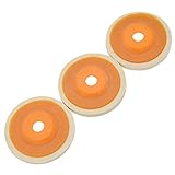 Hongma 羊毛 フェルト バフ 3枚セット ディスクグラインダー 研磨用 鏡面 仕上げ ポリッシャーアクセサリ 100mm