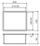 サヌキ ステンレス製 散水栓ボックス 床用 指穴式 SB24-10