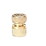 Wpunwen 頑丈銅の継ぎ手 ホース ジョイント コネクター 普通ホース 内径12-15mm 外径21mm