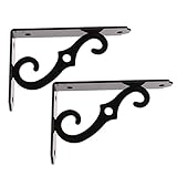 Perfk 全３サイズ　頑丈　l字型　壁掛け　棚ブラケット　商品棚 - 125x85mm