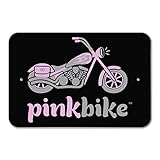 ピンクBike Motorcycle ChopperロゴホームビジネスオフィスSign 6" x 9" SIGN.PLASTIC.9X6.QQPTRK.Z000088_8