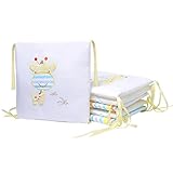 Yuena Care ベッドバンパー ベビー ベッド用 ベッドガード 赤ちゃん バンパー ぶつかり防止 洗える 組み合わせ 出産お祝い キリン