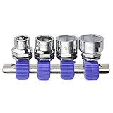 FLAG(フラッグ) 超ショートソケットセット 4ピース 6ポイント 差込角1/4"(6.3mm) STRAIGHT/10-5400