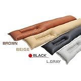 クッション シートベルトカバー センターコンソールスペーサー ブラック/黒 隙間埋め