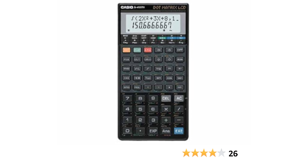 Amazon カシオ 関数電卓 仮数10桁 124関数 Fx 4500pa N 関数電卓 文房具 オフィス用品