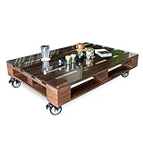 ヴィンテージ風 センターテーブル 120 Adore アドア ガラス テーブル キャスター キャスター付き アンティーク レトロ 北欧 ロータイプ 低め リビングテーブル 木製 天然木 桐 パレット ローテーブル おしゃれ 選択,ブラウン