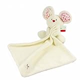 1個ベビー布団玩具かわいい漫画の動物マウスBear Soft Plush Rattle withリングベル多機能SalivaタオルBaby Care