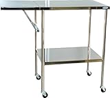 スギモト ステンレス製 折りたたみテーブル付器械台 OA-30