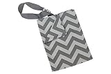 Caught Ya Lookin' S222-237-LG Nursing Cover44; Girls Gray Chevron