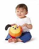Earlyears Inflate N' Play Puppy - Machine Washable Fabric Covered Ball with Jingle Sounds & Crinkle 