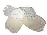【iMakim’ｓ】 養蜂 手袋 シープ スキン 羊皮 キャンバス 害虫 駆除 蚊 ぶよ GLOVE