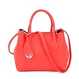 [カッキガッキ]ハンドバッグ　レディース　ショルダー 　2way　トートバッグ　肩掛け　斜め掛け　手提げ　女性用　ビジネス　通学　就活　デート　パーティー　カワイイ　レッド