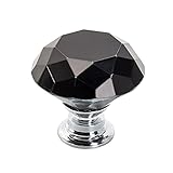 bluecookie_jp 引き出しノブ 取手 ドア取っ手 取手ノブ つまみ 透明 クリスタル ドアハンドル キャビネット ダイヤモンド形 食器棚 キャビネット 戸棚 ねじ付き お洒落 インテリア き