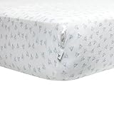 Burt's Bees Baby Organic Honeybee Print Crib Sheet, Sky by Burt's Bees Baby
