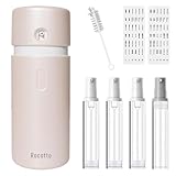 [TVで紹介] トラベルボトル 3in1 小分けボトル 化粧水用小分け容器 スプレーボトル 化粧品用詰め替えボトル シャンプーボトル 携帯用スプレー 詰め替え容器 (ピンク)