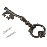 2個入り プルハンドル キャビネット取っ手 ドアハンドル 引き出し取っ手 ノブ 金具 装飾パーツ ネジに付き キーデザイン 119*39mm