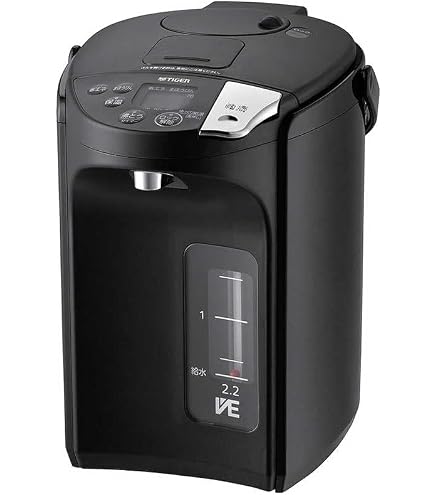 Amazon | 電気ポット 2.2L 蒸気レス アーバンブラック PIM-H220KE