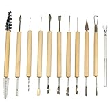 粘土道具 粘土彫刻ツール 粘土ヘラ カボチャ かきベラセット 線描べら クレイツール 粘土細工 陶芸 工芸 DIY 彫塑 彫像 ハロウィン 11本セット