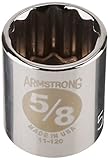 Armstrong 11-120 3/8-Inch Drive 12 Point Standard Socket, 5/8-Inch [並行輸入品]