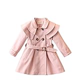 (チェリーレッド) CherryRed 子供服 子供コート キッズコート アウター トレンチコート 防風 保温 花柄 90 ピンク