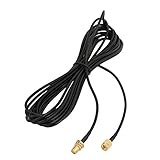 uxcell SMAケーブル SMAオスーメスアダプターコネクタ RG174ケーブル 5M長さ