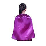 子供スーパーヒーローダブルケープ 50.80cmW x 68.60cmL（2-4歳） - パープル - xs