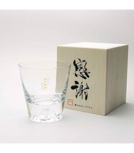 Amazon | 田島硝子 富士山 ロックグラス 桜富士 TG16-015-RS (桜風呂敷