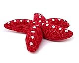 Estella Hand Knit Organic Starfish Rattle Baby Toy [並行輸入品]