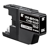 エコリカ ブラザー LC12BK対応リサイクルインク 通常容量 ブラック/顔料 DCP-J525N/J540N/J725N/J740N/J925N/J940N/MFC-J5910CDW/J6510DW/J6710CDW/J6910CDW/J705D/J710D/J810D/J825N/J840N/J860D/J955D/J960D 残量表示対応 封筒パッケージ【Amazon.co.jp限定】