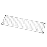 アイリスオーヤマ メタルラック 棚板 ポール径25mm 幅120×奥行36cm 耐荷重75kg メタルシェルフ クロムメッキ SE-1235T