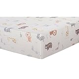 Trend Lab Crayon Jungle Deluxe Flannel Fitted Crib Sheet, Multi
