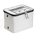 サンワダイレクト 宅配ボックス (個人・戸建用) 簡易固定 鍵・ワイヤー付属 30L 300-DLBOX001