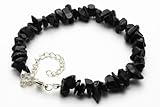 石流通センターブレスレットさざれチップ 黒トルマリン