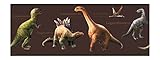 York Wallcoverings CK7641BSMP Candice Olson Kids Dino Wallpaper Memo Sample, 8-Inch x 10-Inch [並行輸入品