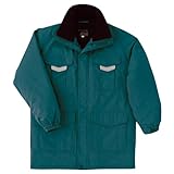 ミドリ安全 【防風キルト】 男女兼用 防寒コート SE1096 ピーコックグリーン SS