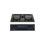 HARMAN(ハーマン) 60cmタイプ ガラストップ 無水両面焼グリル付 ビルトインコンロ DW32N3WTS-12A13A (左右強火力・都市ガス用)