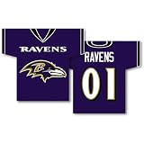 Fremont Die , Inc。NFL Baltimore Ravensジャージバナー34 " x 30 " – 両面