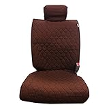 ココトリコ（cocotorico） 前座席用 キルティング シートカバー 2枚セット ポップワッフル （バンダナ付き） 【ワッフルチョコブラウニー】