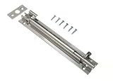 Lot of 20ドアバレルスライドボルトCrankedオフセット150 mm 6 inクロム+ネジ