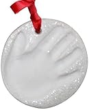 Child to Cherish Snowprints Marshmallow Clay Handprint Ornament with Glitter by Child to Cherish [並行