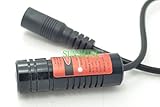 赤色レーザーダイオードモジュール650nm 250mw 3V-5Vライン形状14.5x45mm / ACアダプタークラス2