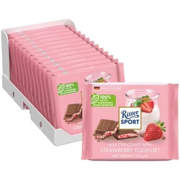 Amazon | リッター ストロベリーヨーグルト100g チョコレート