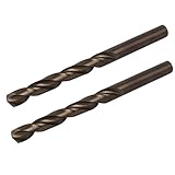 uxcell ドリルビット 9mmシャンク径 125mm長さ M35 HSSコバルト 丸シャンクツイスト 2個入り