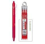 フリクションボール ノック LFBK-23【本体ｘ1+替芯3本入りｘ1】+ロコネコカード (レッド 0.7mm)